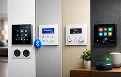 مقایسه انواع آمپلی فایر دیواری: تاچ لمسی، بلوتوثی، ساده و هوشمند