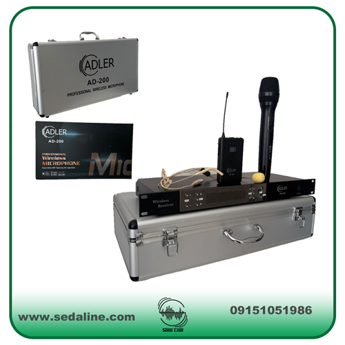 میکروفن بی سیم دستی هدمیک برند ADLER