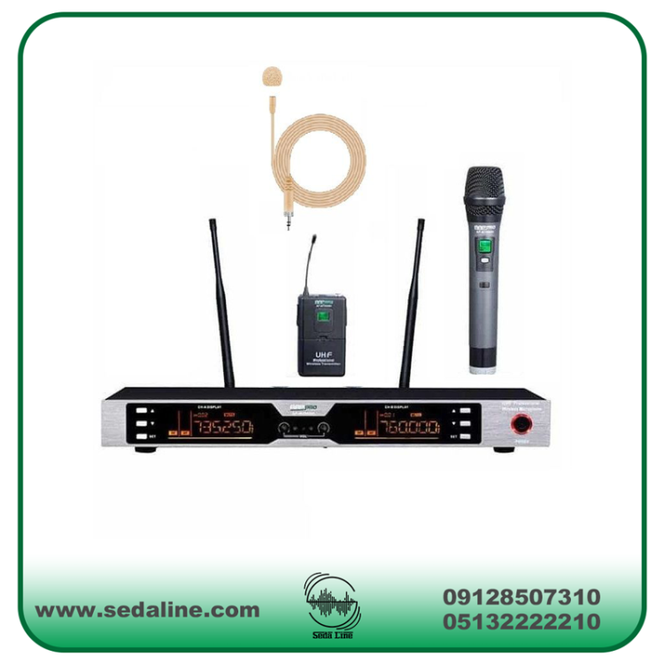 میکروفن بی سیم دستی یقه ای aap pro – 700