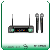 میکروفن دو دستی UHF AD-100 برند ADLER