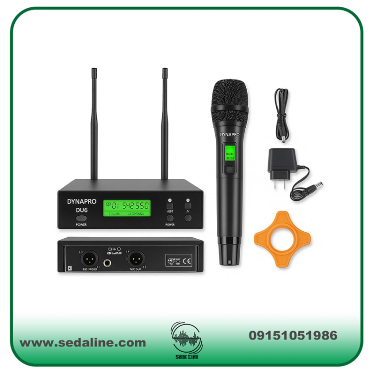 میکروفن بی سیم دایناپرو مدل U6